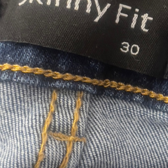 Men’s Skinny Jeans-Light Blue-Size 30 - Picture 4 of 4